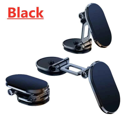 1080 Rotate Magnetic Car Phone Holder for iPhone, Samsung, Xiaomi - Foldable Magnet Cell Smartphone Support GPS Bracket - Pulse Electro
