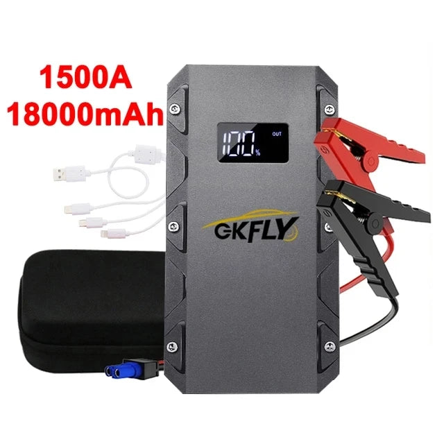 GKFLY High Power 2000A Starting Device 12V Car Jump Starter