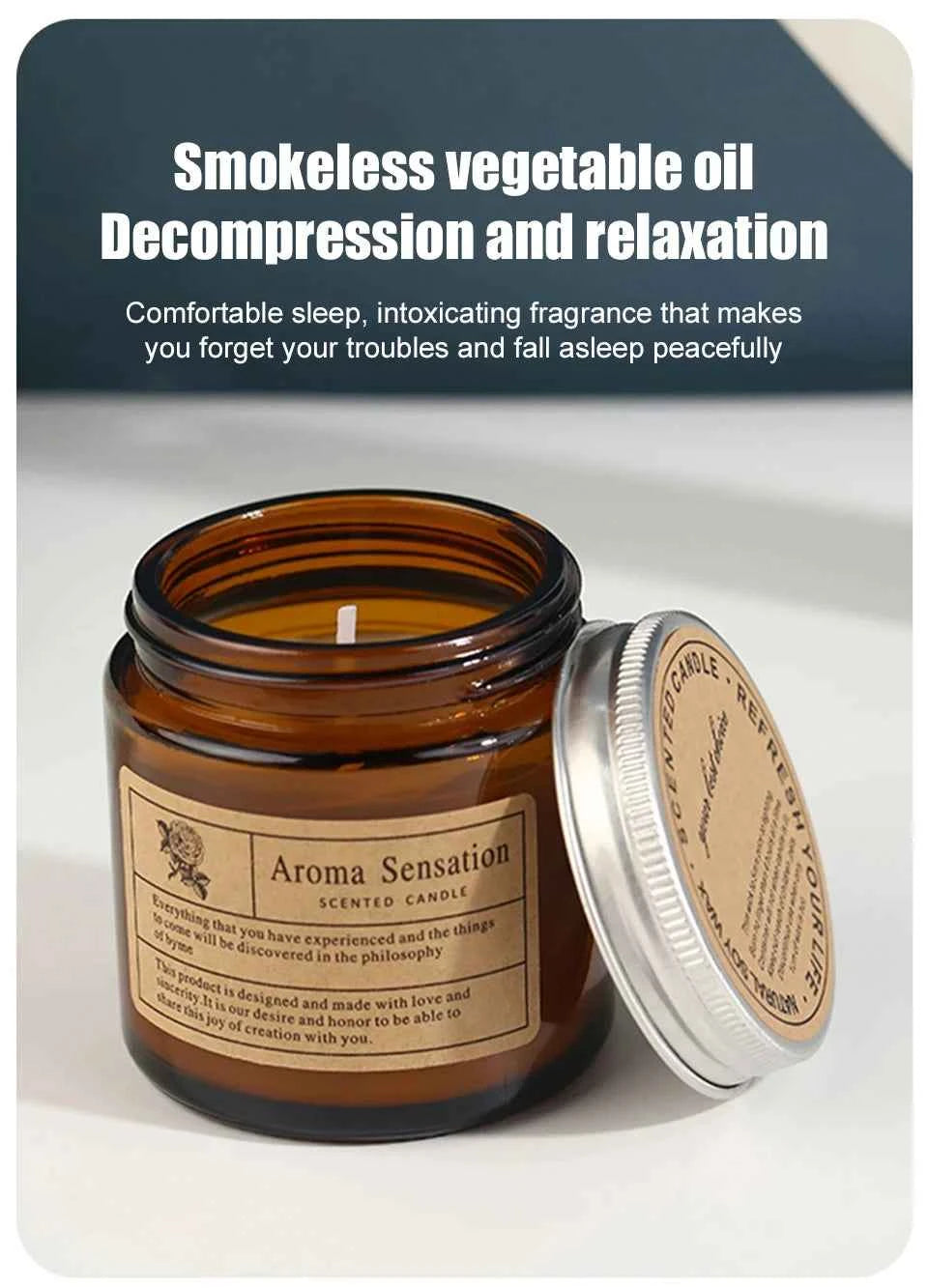 Soy scented Candles for Luxury Home Decoration and Celebrations - Smokeless Aromatic Essential Oil Candle - Pulse Electro