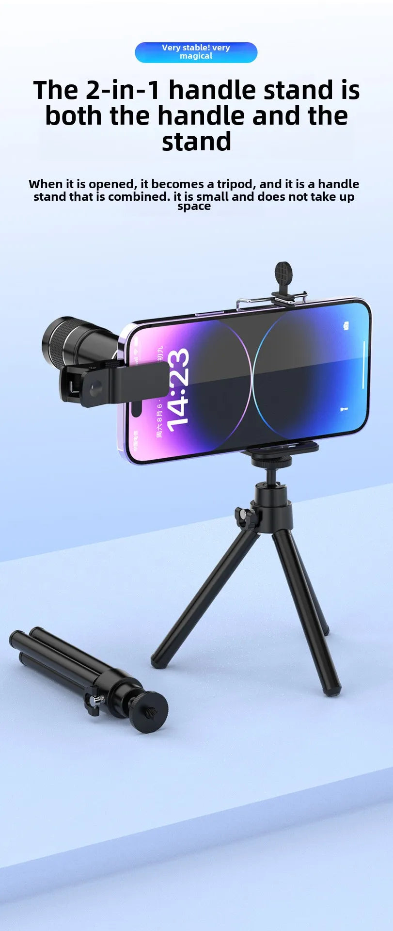 20X Telephoto Mobile Phone Lens Shooting Artifact Zoom Telephoto High-definition Mobile Phone External Lens