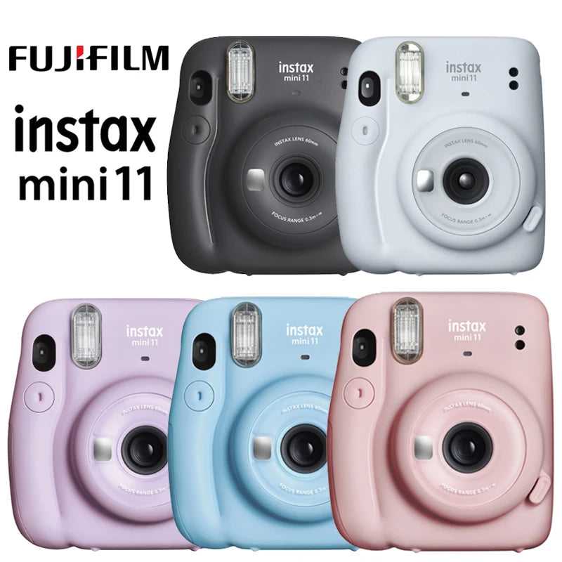 Fuji Fujifilm Instax Mini 11 Instant Camera Film Photo Snapshot Printing Camera Shooting Insta Mini12 Camara Photographical Upgraded