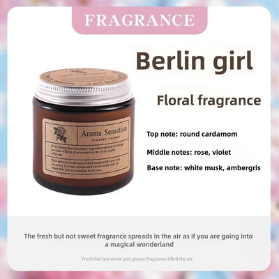 Soy scented Candles for Luxury Home Decoration and Celebrations - Smokeless Aromatic Essential Oil Candle - Pulse Electro