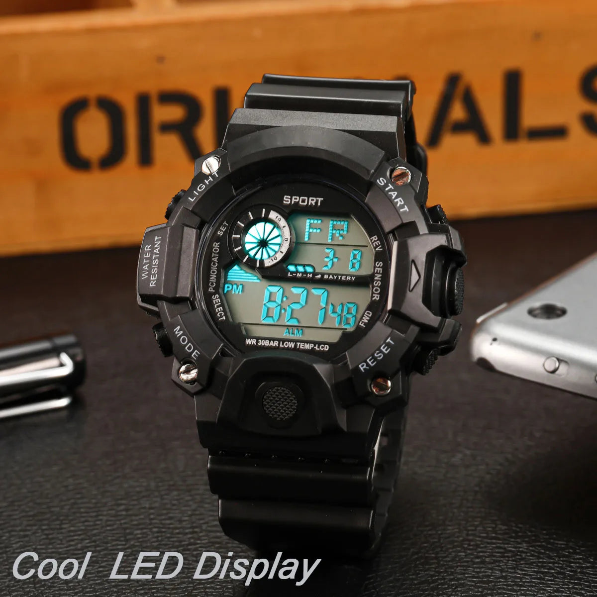 Outdoor Military Digital Watch for Men Sports Style