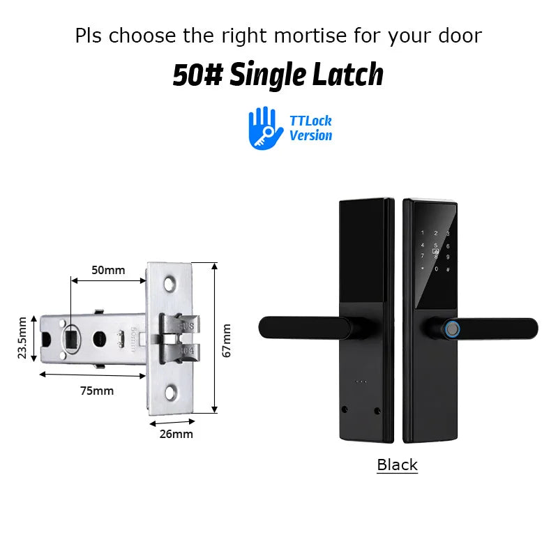 Bluetooth Fingerprint Door Lock TTLock