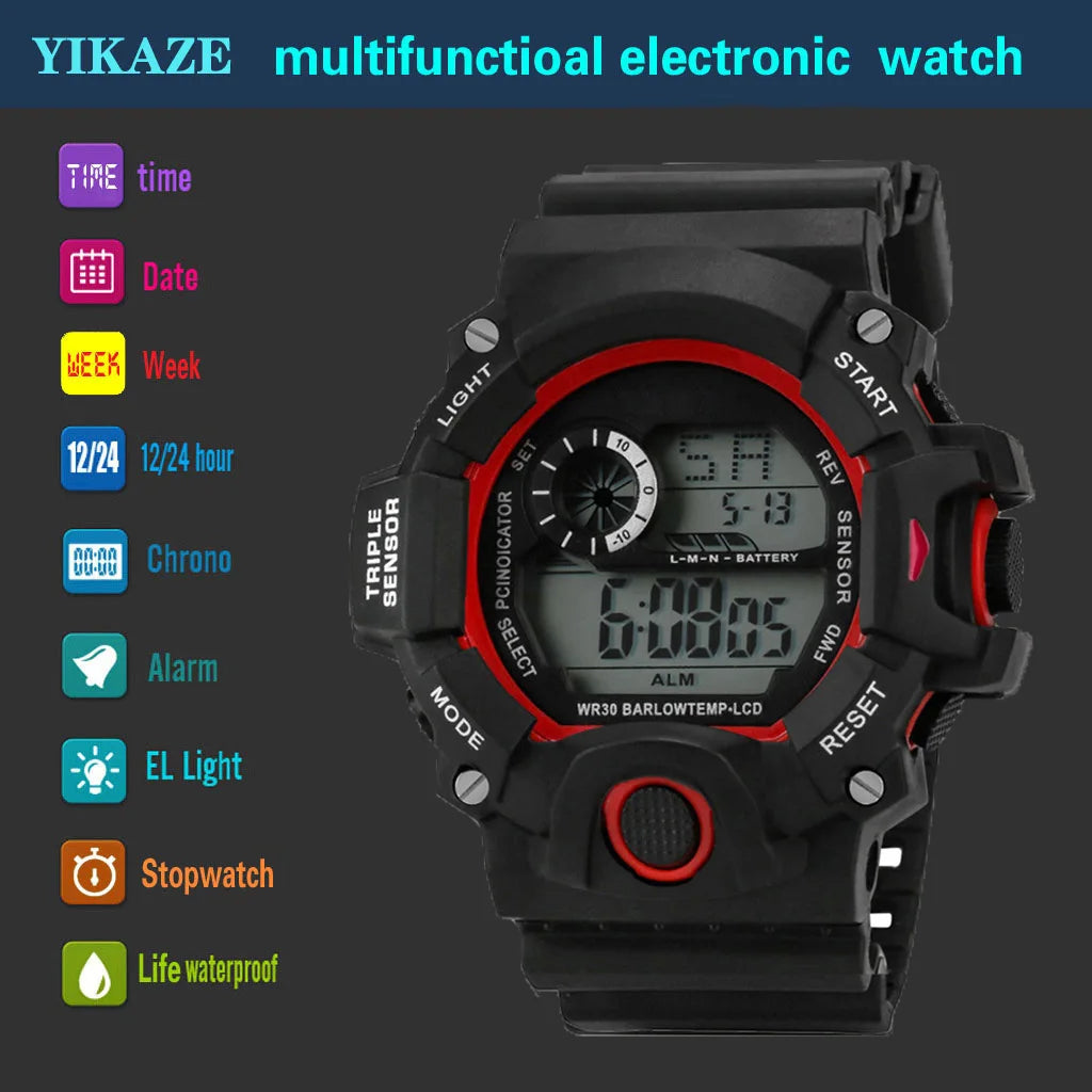 Outdoor Military Digital Watch for Men Sports Style