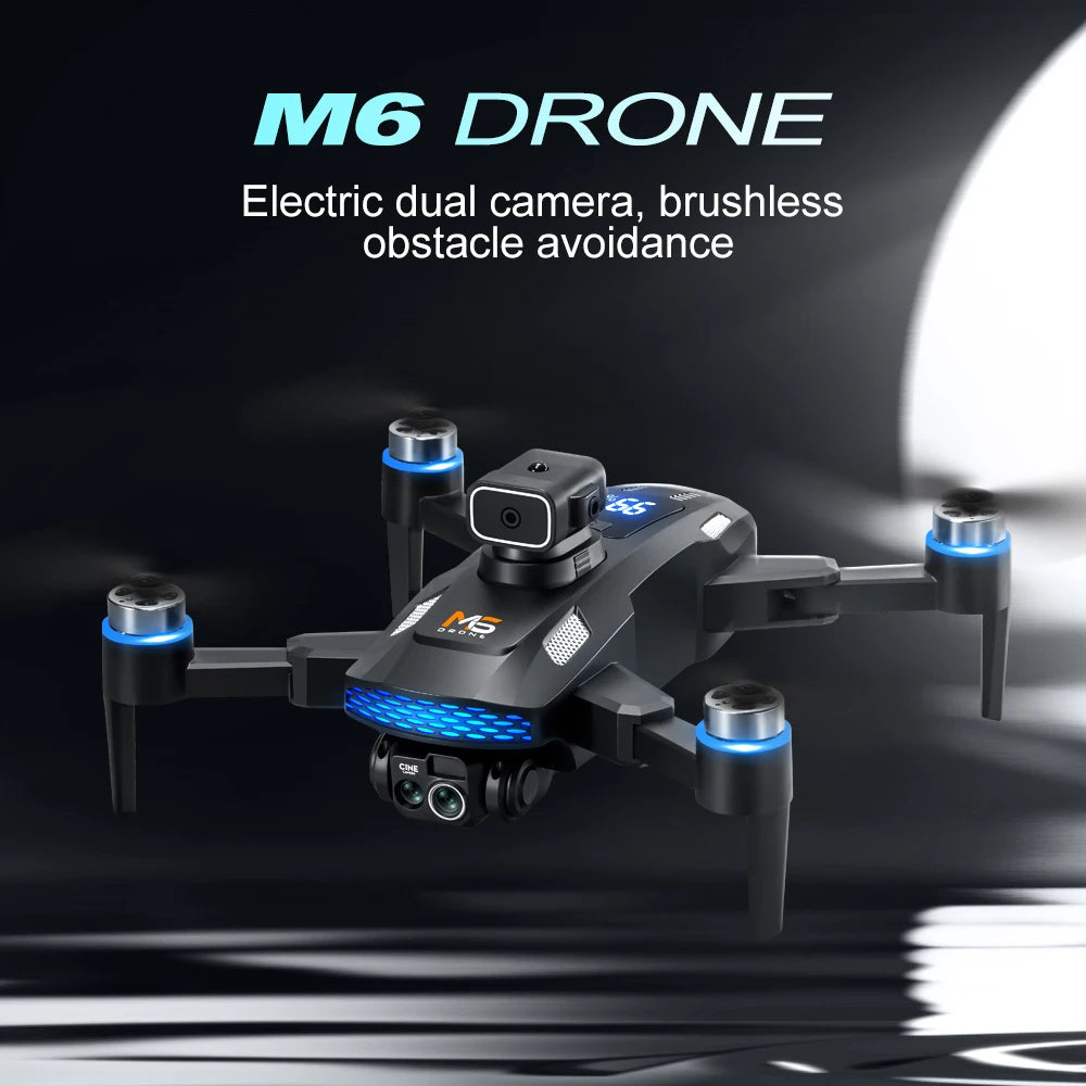 Xiaomi M6 Professional 8K Camera Drone 5G WIFI FPV  UAV With screen remote control avoidance Aerial Quadcopter