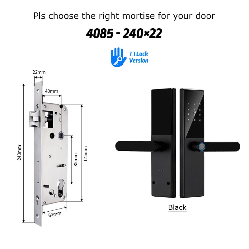 Bluetooth Fingerprint Door Lock TTLock