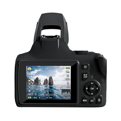 Digital Camera 4K 64MP Digital SLR Camera for Photography & Video 10X Optical Zoom Professional Cameras for YouTube with Flash