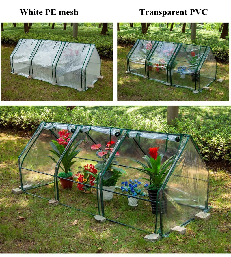 Garden Greenhouse Cover Plant Sun Room Flower Potted Anti freezing Rainproof Warm Hothouse Cover Plant Seedling Shed Green House