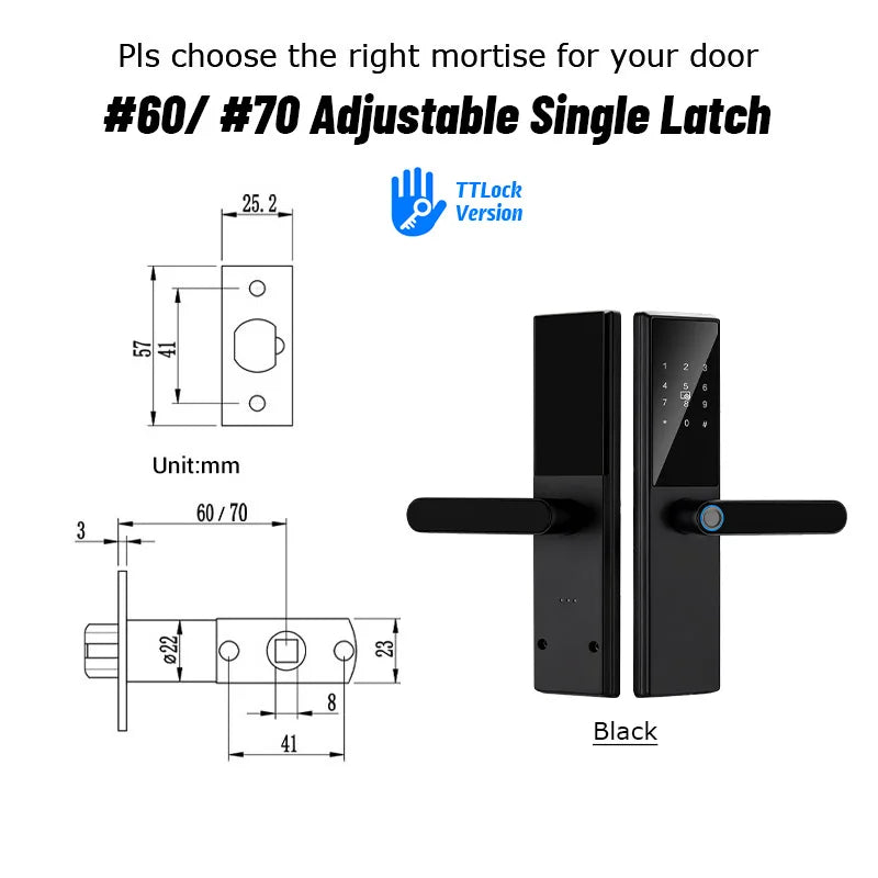 Bluetooth Fingerprint Door Lock TTLock