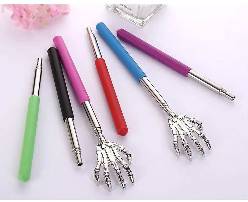 New Telescoping Stainless Steel Products Back Scratcher Back Scratching Relaxation Massager Kit