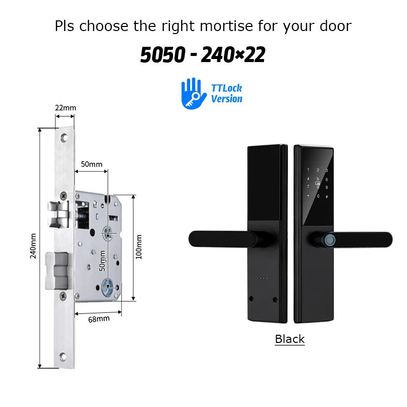 Bluetooth Fingerprint Door Lock TTLock