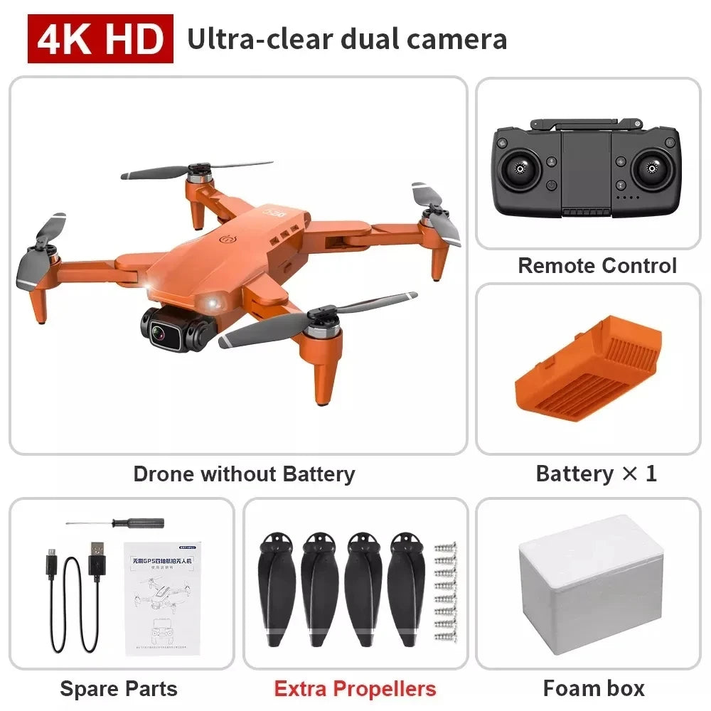 L900 Pro 4K Professional 5G GPS HD Dual Camera Photography Brushless Foldable Quadcopter Drone