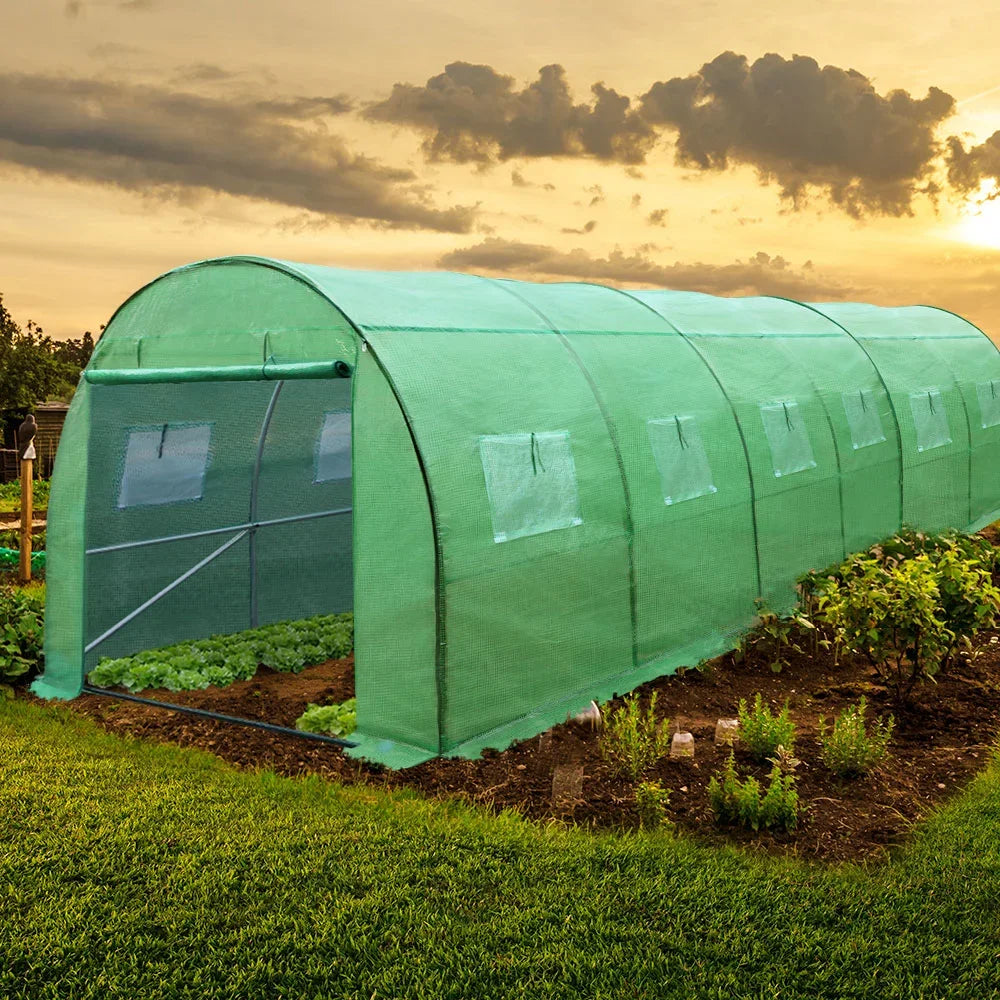 Walk In Greenhouse Hothouse Garden Plant Shed Green House Tunnel