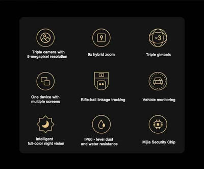 XIAOMI Smart Outdoor Camera 4 Pro Triple Camera Zoom Edition - 360° 5MP 3K with 9x Hybrid Zoom and IP66 Rating - Pulse Electro