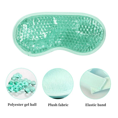 Reusable Cooling Eye Mask for Puffy Eyes, Migraine Relief, and Eye Fatigue - Gel Eye Mask with Cold Therapy and Eye Ice Pack