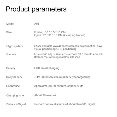 Xiaomi V198GPS Professional Drone ESC 8K  HD Camera Brushless Obstacle Avoidance Aerial Optical Foldable Quadcopter Mini Drone