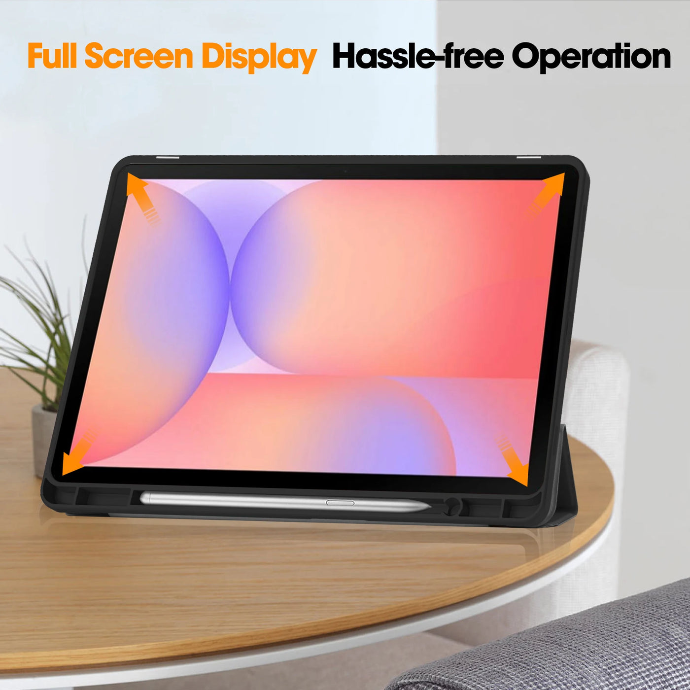 Leather Case-Samsung Galaxy Tab S10 Lite SM-X400 SM-X406B 10.9 Inch 2025 with Pen Holder and Stand for Optimal Protection and Versatility - Pulse Electro