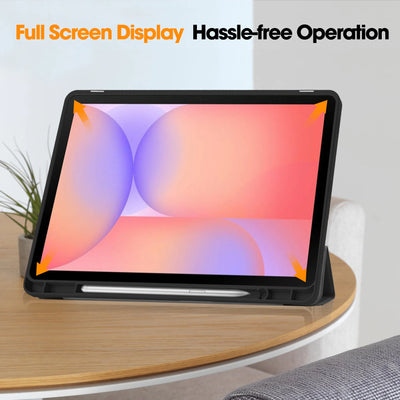 Leather Case-Samsung Galaxy Tab S10 Lite SM-X400 SM-X406B 10.9 Inch 2025 with Pen Holder and Stand for Optimal Protection and Versatility - Pulse Electro