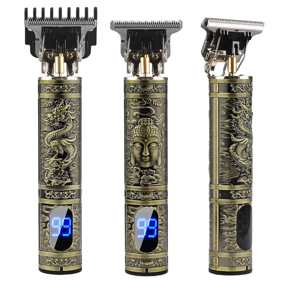 LCD Display T9 Electric Hair barber 0mm Shaver Hair Trimer Home Appliances Travel Barber Razors Shaving Machine for Men