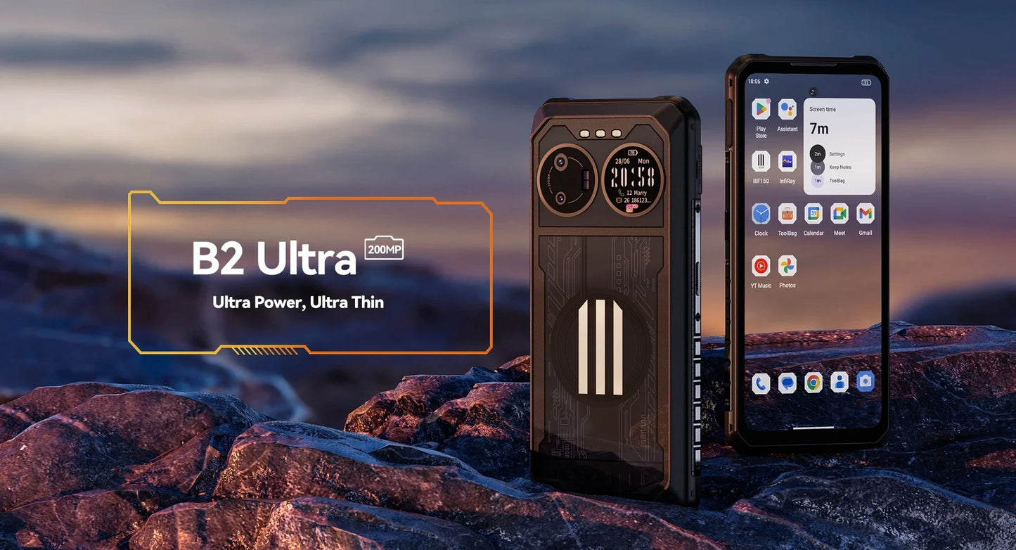 IIIF150 B2 Ultra Rugged Smartphone Android 13 12GB+256GB 200MP Indestructible Mobile Phones 15000mAh 65W 4G Cell Phone On Sale