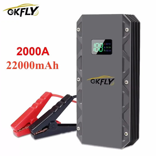 GKFLY High Power 2000A Starting Device 12V Car Jump Starter