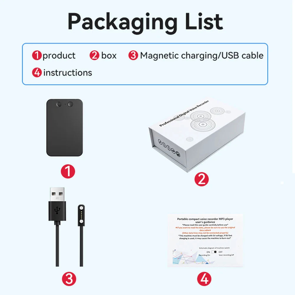 AI ChatGPT 4o Intelligent Voice Recorder with Noise Reduction and 59 Language Translation Capabilities