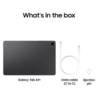 SAMSUNG Galaxy Tab A9 Plus Tablet 11” - 4GB RAM, 64GB Storage, Android, Slim & Lightweight Design, Quad Speakers - Pulse Electro