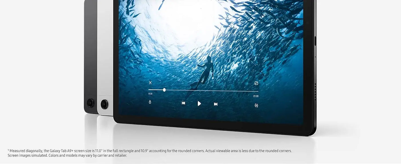 SAMSUNG Galaxy Tab A9 Plus Tablet 11” - 4GB RAM, 64GB Storage, Android, Slim & Lightweight Design, Quad Speakers - Pulse Electro