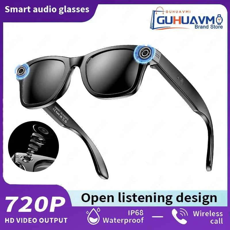 AI Smart Glasses with 8MP Camera, Bluetooth Call & Music Play, 100+ Languages Translation for Men and Women 2025 - Pulse Electro