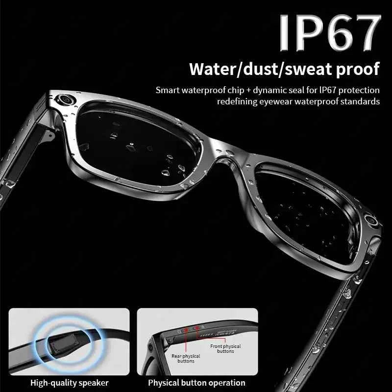 AI Smart Glasses with 8MP Camera, Bluetooth Call & Music Play, 100+ Languages Translation for Men and Women 2025 - Pulse Electro