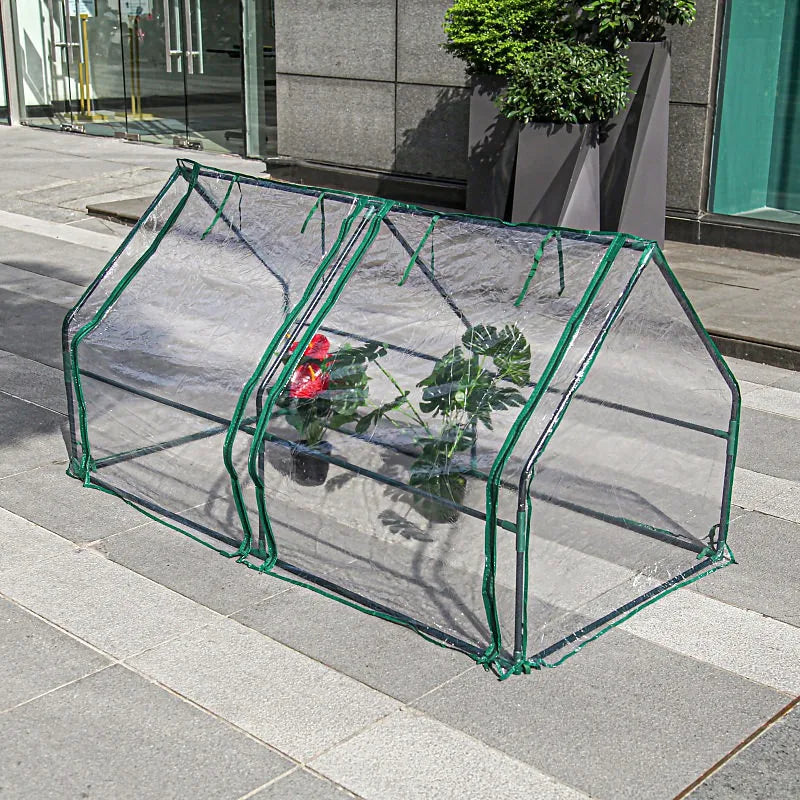 Garden Greenhouse Cover Plant Sun Room Flower Potted Anti freezing Rainproof Warm Hothouse Cover Plant Seedling Shed Green House