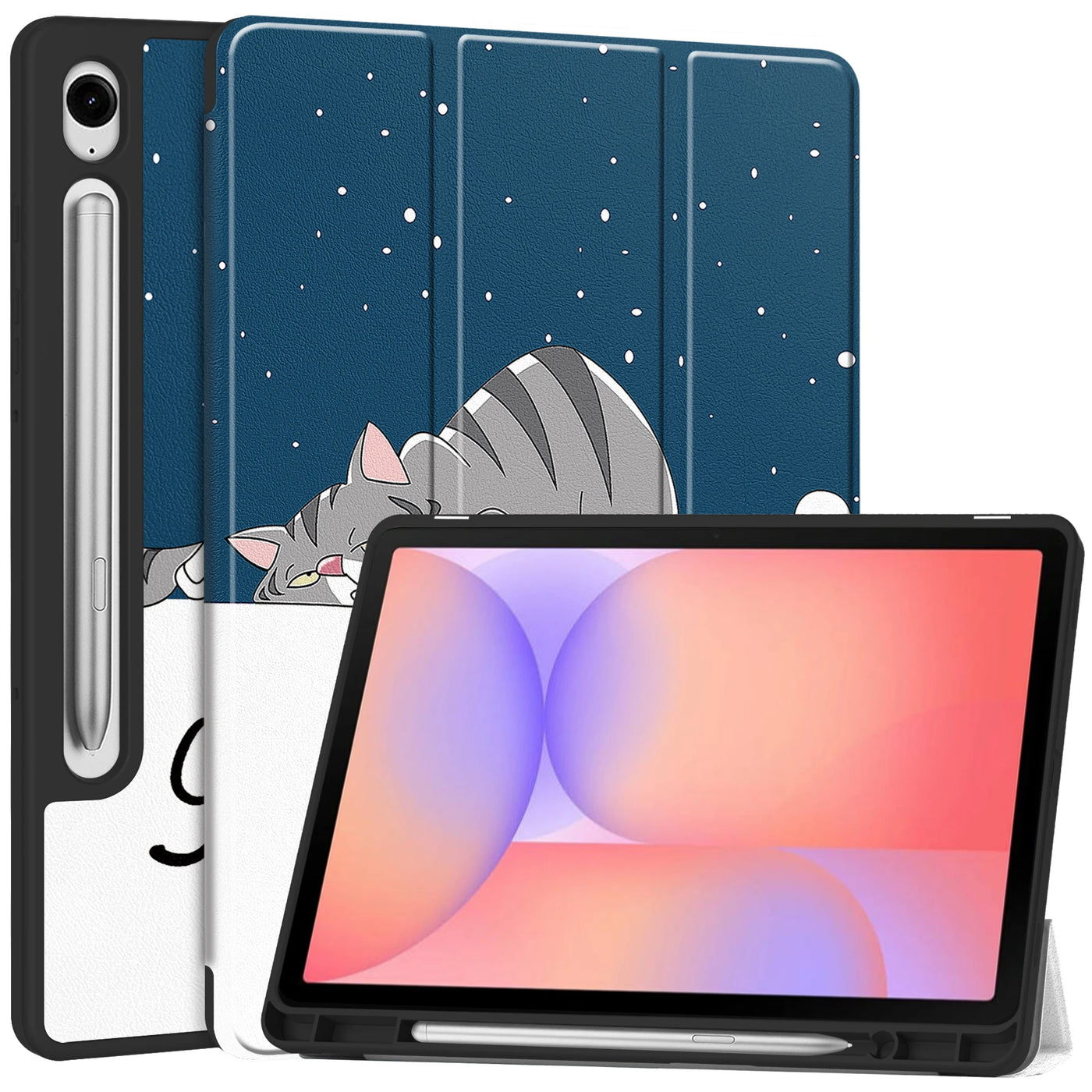 Leather Case-Samsung Galaxy Tab S10 Lite SM-X400 SM-X406B 10.9 Inch 2025 with Pen Holder and Stand for Optimal Protection and Versatility - Pulse Electro