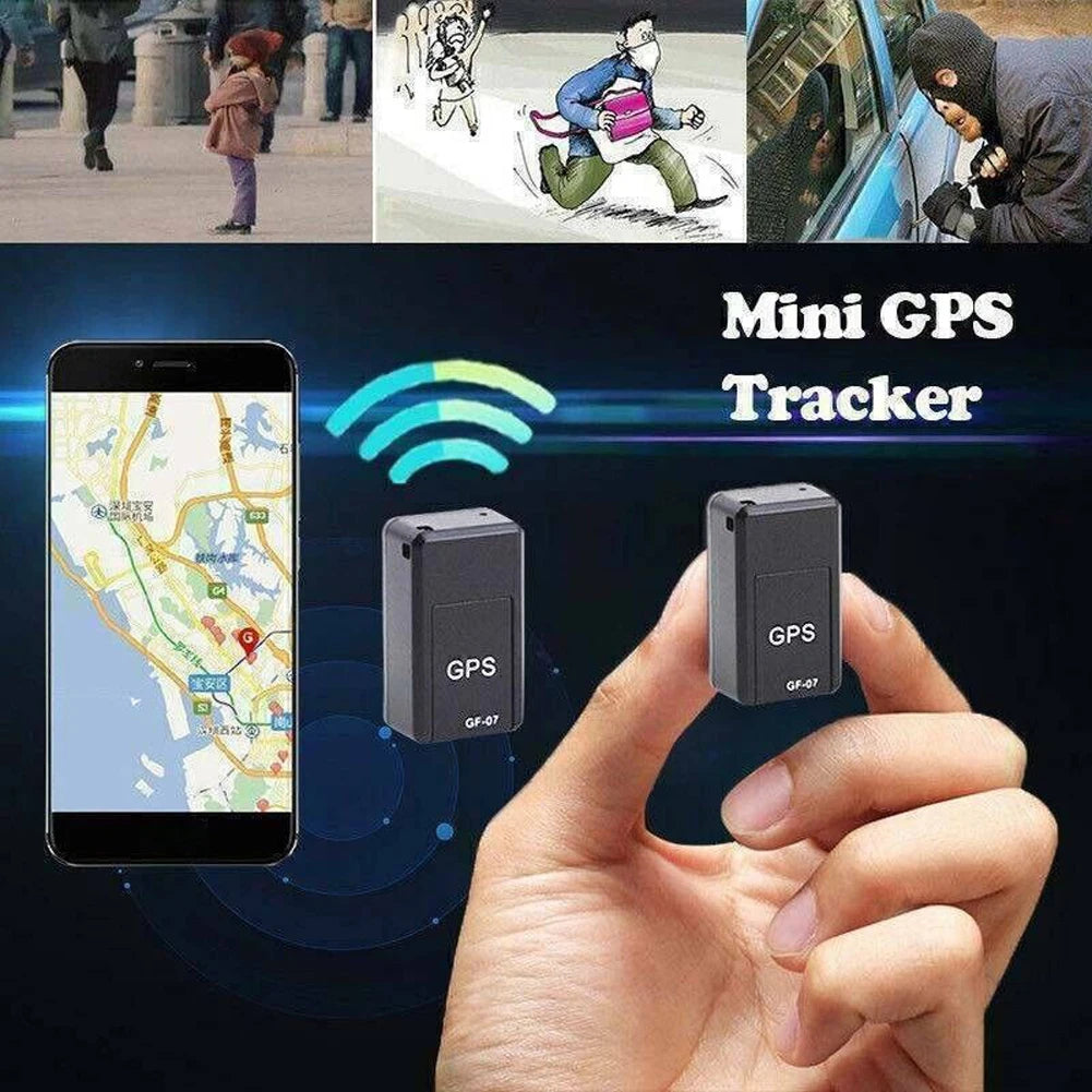 Mini Car GPS Tracker GF-07 Real Time Tracking Anti-Theft Anti-lost Locator Strong Magnetic Mount SIM Message Positioner