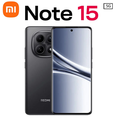 Brand New Xiaomi Redmi Note 15 Snapdragon 6 Gen 3 Smartphone 50MP Camera 6.77" 120Hz OLED Display 5800mAh Battery IP66 Louder - Pulse Electro