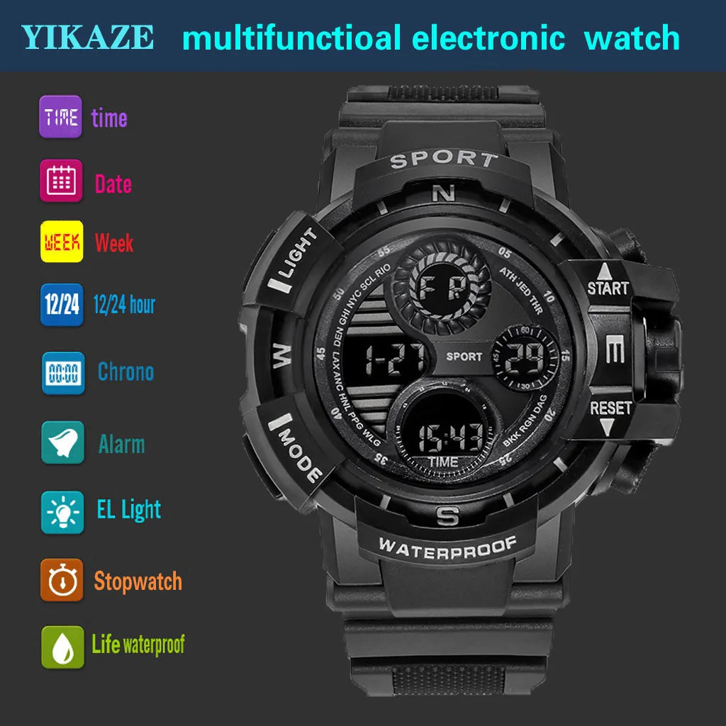 Outdoor Military Digital Watch for Men Sports Style