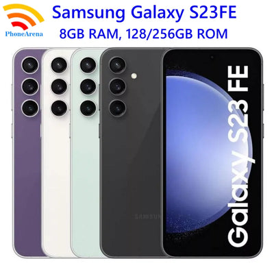 Samsung Galaxy S23 FE 5G Unlocked Android Cell Phone - 6.4" AMOLED, 8GB RAM, 128/256GB Storage, Snapdragon, NFC - Pulse Electro