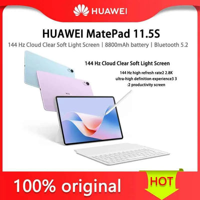 HUAWEI MatePad 11.5S Soft Light Version - 144 Hz High Refresh Rate, 2.8K Display, 8800mAh Battery - Pulse Electro