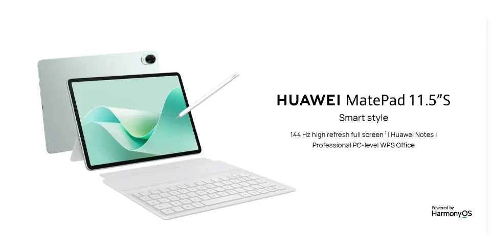 HUAWEI MatePad 11.5S Tablet with 144Hz High Refresh Full Screen, Huawei Notes, WPS Support & 8800mAh Battery - Pulse Electro