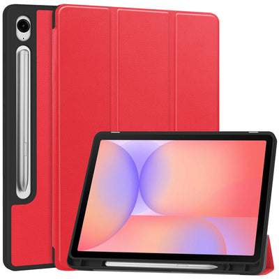 Leather Case-Samsung Galaxy Tab S10 Lite SM-X400 SM-X406B 10.9 Inch 2025 with Pen Holder and Stand for Optimal Protection and Versatility - Pulse Electro