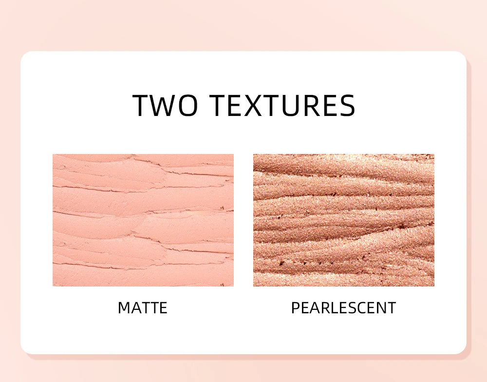 QIBEST Pearlescent Silkworm Eyeshadow Pen Waterproof Eyeshadow Pencil Glitter Matte Nude Gold Eye Shadow Pen Pigment Cosmetics
