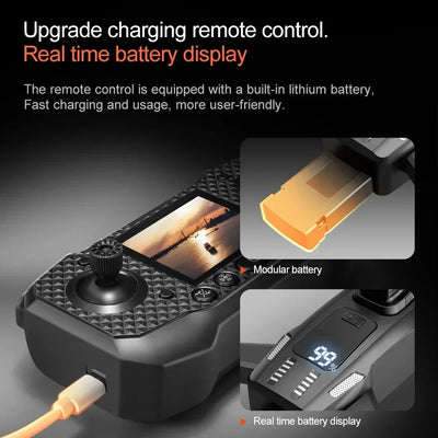 Xiaomi M6 Professional 8K Camera Drone 5G WIFI FPV  UAV With screen remote control avoidance Aerial Quadcopter