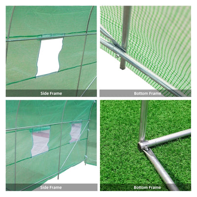 Walk In Greenhouse Hothouse Garden Plant Shed Green House Tunnel