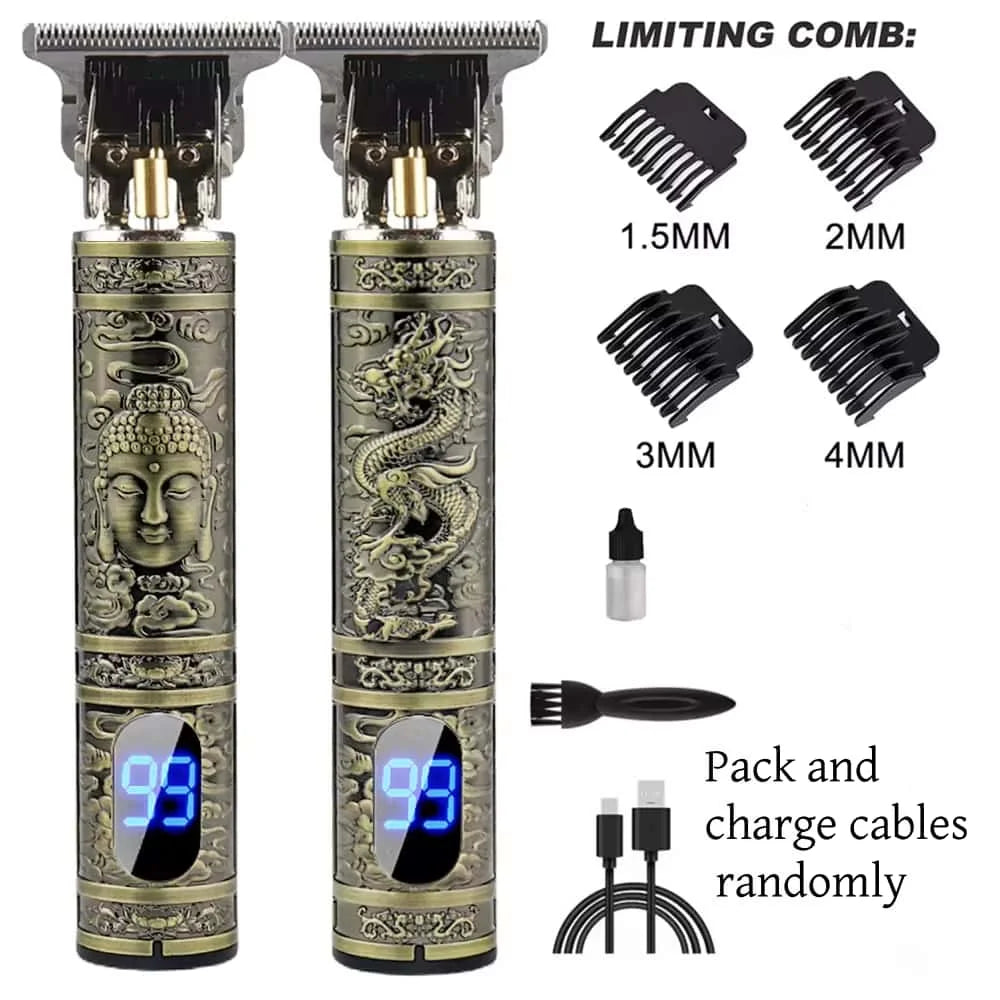 LCD Display T9 Electric Hair barber 0mm Shaver Hair Trimer Home Appliances Travel Barber Razors Shaving Machine for Men