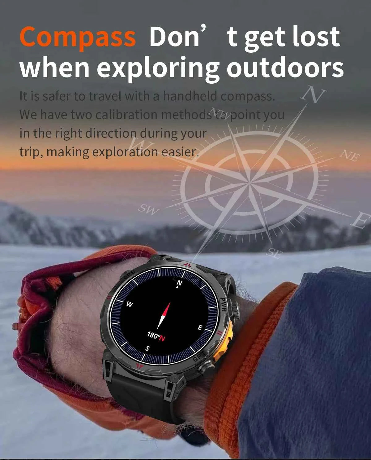 2025 New Military GPS Smartwatch T-Rex3 with 5ATM Waterproof, 650mAh Battery, Heart Rate Monitor, Compass, AI GPT, and Sports Tracker for Men - Pulse Electro