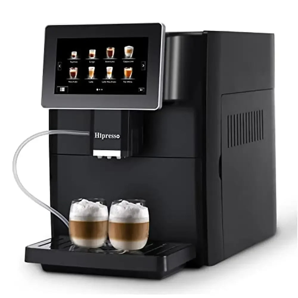 Super Automatic Espresso Machine 7" HD TFT Touchscreen Milk Frother 19 Bar Pressure