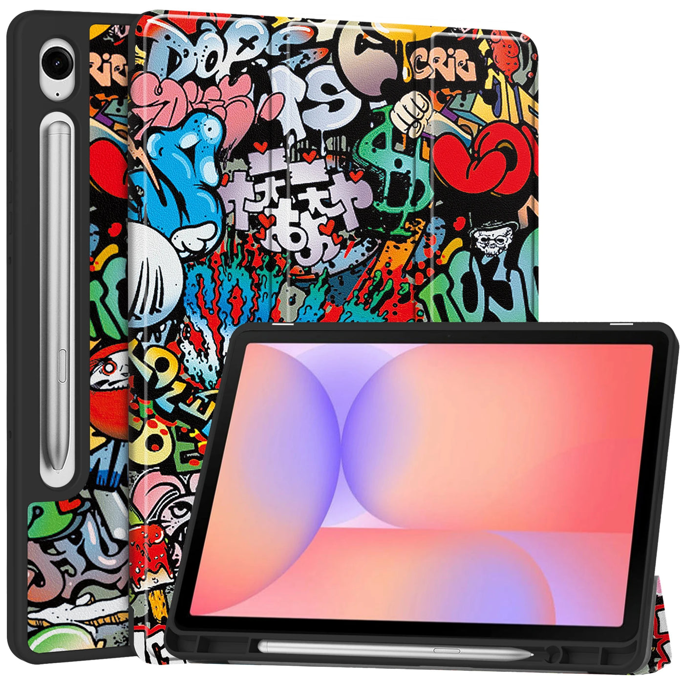 Leather Case-Samsung Galaxy Tab S10 Lite SM-X400 SM-X406B 10.9 Inch 2025 with Pen Holder and Stand for Optimal Protection and Versatility - Pulse Electro