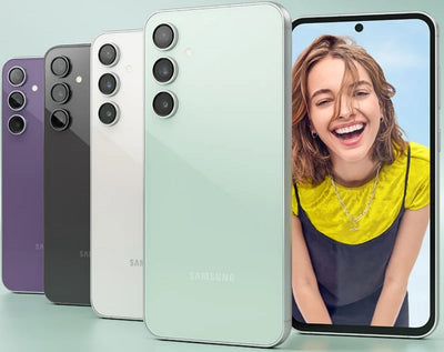 Samsung Galaxy S23 FE 5G Unlocked Android Cell Phone - 6.4" AMOLED, 8GB RAM, 128/256GB Storage, Snapdragon, NFC - Pulse Electro