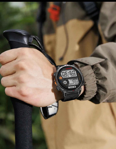 2025 New Military GPS Smartwatch T-Rex3 with 5ATM Waterproof, 650mAh Battery, Heart Rate Monitor, Compass, AI GPT, and Sports Tracker for Men - Pulse Electro