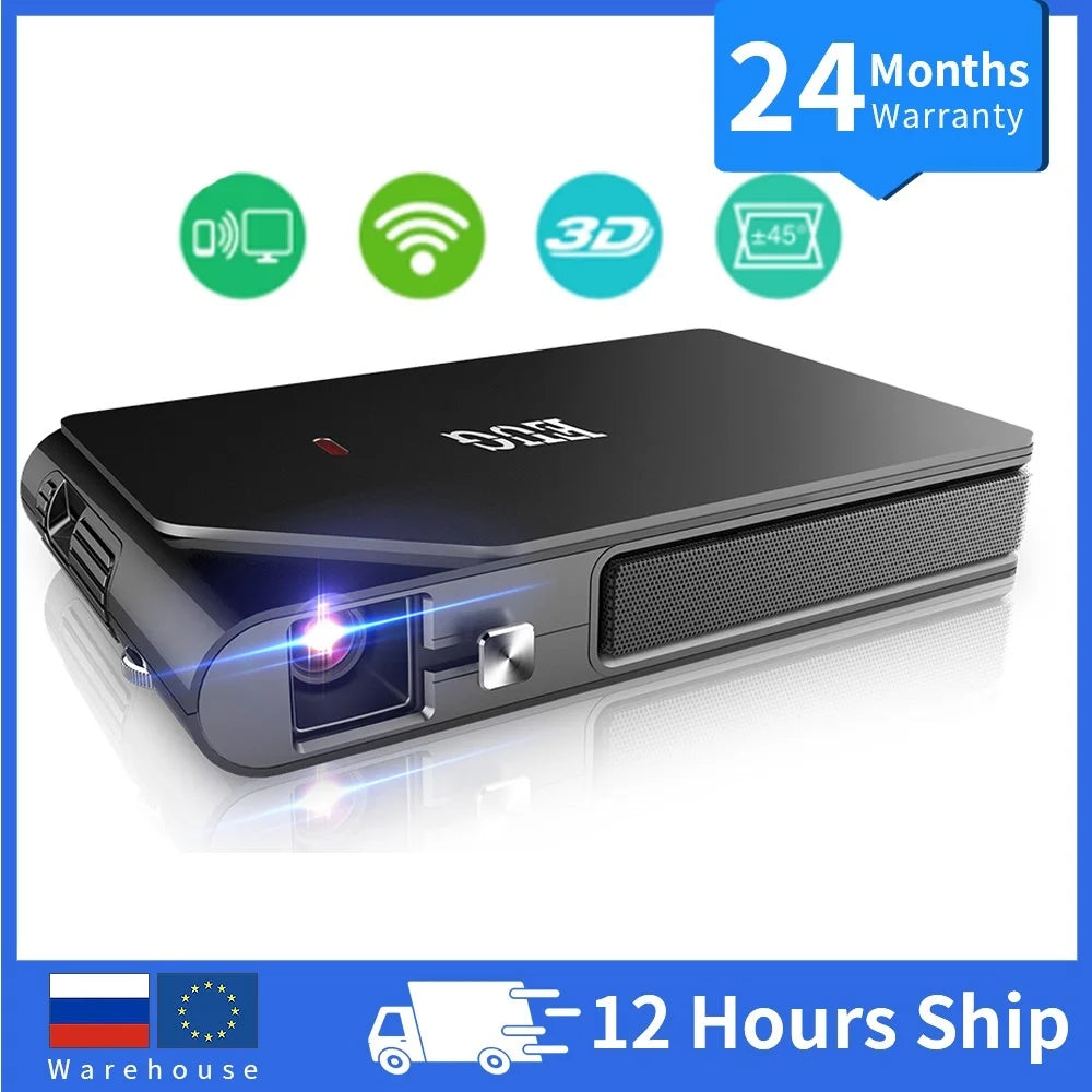 New! Mini Video Projecteur Portable Full Hd Native 720P Home Theater Mobile Phone Led Beamer 3D Movie Projector 3600 Lumens